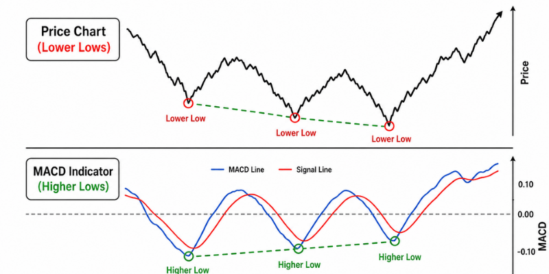 macd bullish divergence - ultima markets